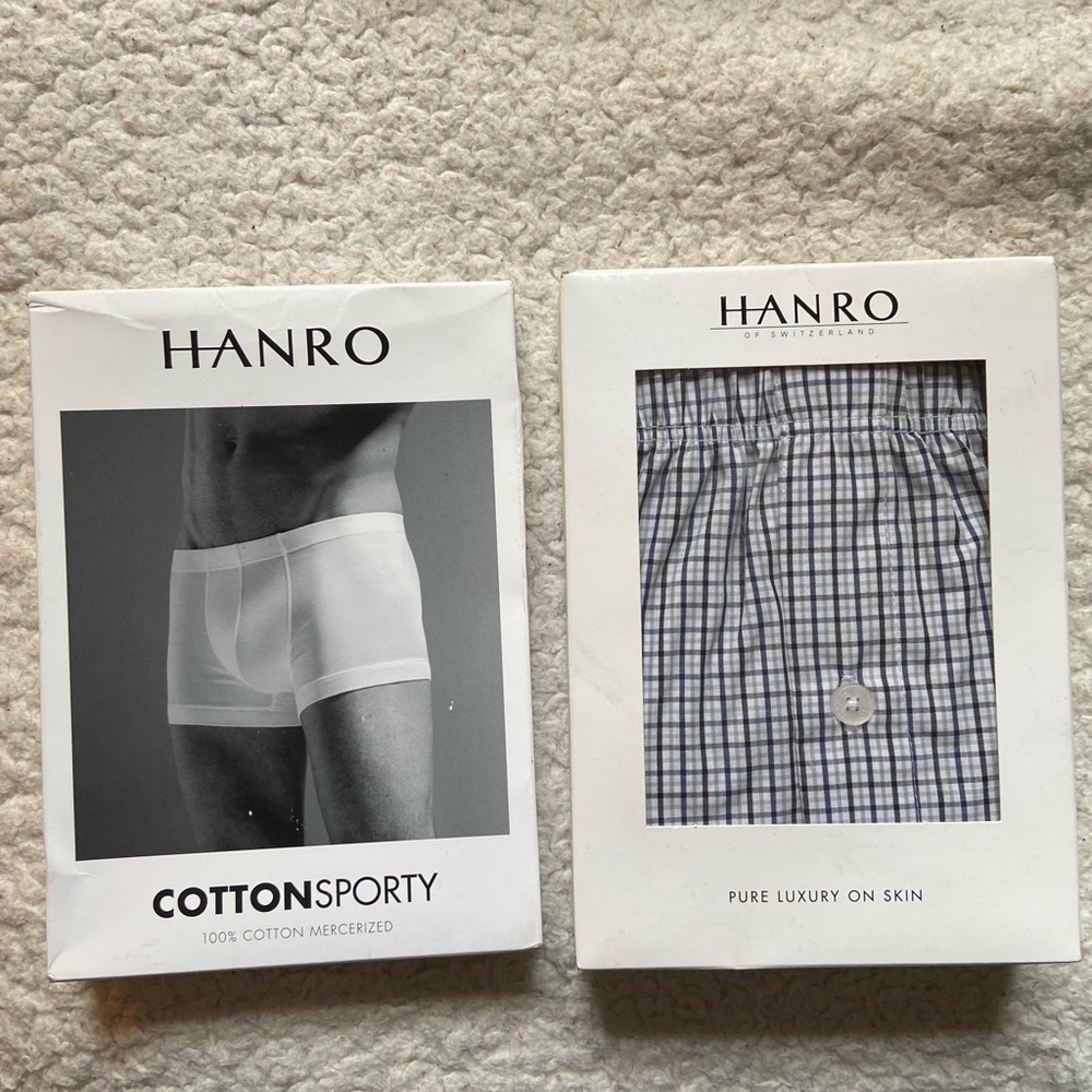 Hanro Mens boxer and boxer briefs